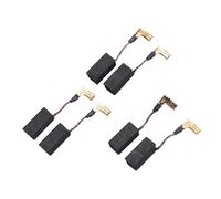 EasyByMall 6 cepillos de motor de carbono de repuesto para amoladora angular DeWalt DWE4120 DWE4011 N097696, 0.62 x 0.30 x 0.24 pulgadas