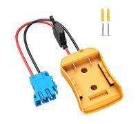 EasyByMall Adaptador de batería, convertidor de 20 V, arnés de cables, para Dewalt DCB205 DCB206, cable de 12 AWG para juguetes de paseo