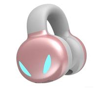 EasyByMall Auriculares impermeables con cancelación de ruido con diseño de clip para los oídos para una conectividad perfecta para Xiaomi, perfectos para estilos de vida activos (rosa)