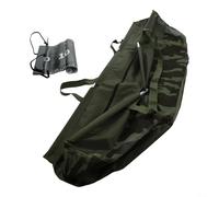 EasyByMall Bolsas de pesaje de pesca portátiles con regla de medición integrada, perfectas para pesar carpas y róbalos