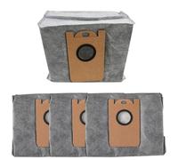 EasyByMall Bolsas de polvo para aspiradora robot eufy Clean LR30 e Hybrid+, filtración de 4 capas con carbón activado, bolsas de basura desechables a prueba de fugas
