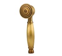 EasyByMall Cabezal de ducha de mano vintage, rociador de baño desmontable de alta presión que ahorra agua, repuesto de latón resistente a la corrosión para baño de mascotas