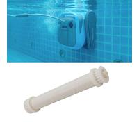 EasyByMall Conjunto de componentes de tubería de rueda de diagnóstico 99955951-ASSY para limpiador de piscinas, pieza de repuesto blanca con fácil instalación y movilidad mejorada
