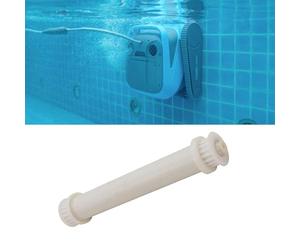 EasyByMall Conjunto de componentes de tubería de rueda de diagnóstico 99955951-ASSY para limpiador de piscinas, pieza de repuesto blanca con fácil instalación y movilidad mejorada