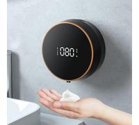 EasyByMall Dispensador de jabón automático para pared, 300 ml, con sensor de carga USB, pantalla LED, para baño, cocina (espuma blanca) XW789B5F63DB8U057VW4WV