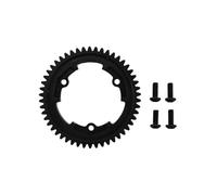 EasyByMall Engranaje principal de acero endurecido 50T, módulo de 1 m para Traxxas X-Maxx E-Revo 2.0 XO-1 RC Car Parts 6449 6447X 6448X