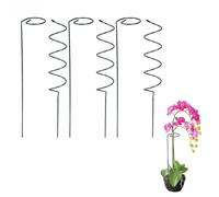 EasyByMall Enrejado en espiral para plantas trepadoras, tomates y vides, estaca de jardín de hierro resistente a la intemperie con diseño de crecimiento vertical, verde