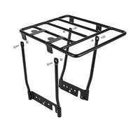 EasyByMall Estante de almacenamiento trasero para scooter eléctrico Ninebot Max, estante de carga plegable con revestimiento antiarañazos, portaequipajes de acero resistente