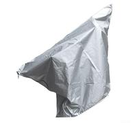 EasyByMall Funda para telescopio, a prueba de polvo, lluvia, sol, cubierta para telescopio astronómico al aire libre con cordón ajustable, Plata 150 x 85 cm