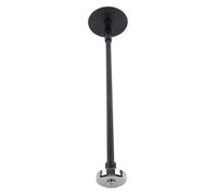 EasyByMall Herramienta de medición de leña, medidor de leña ajustable, guía telescópica de corte de madera, rango de 16 a 26 pulgadas, base magnética para motosierra, color negro