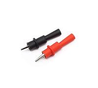 EasyByMall Juego de cables de sondas de multímetro digital, 1000 V CA/CC, clasificación 10 A/20 A, cable aislado de PVC de 92 cm con clips de cocodrilo y sondas estilo bolígrafo