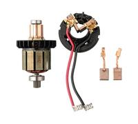 EasyByMall Juego de cepillo y soporte de carbón compatible con Makita DDF482 DHP482, número de pieza 619380-9 619583-5 CB440, 4 unidades de repuesto