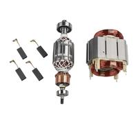 EasyByMall Juego de estator y rotor con escobillas de carbón para HR4001C HR4010C HR4011C, piezas 513633-7 625758-6 CB350