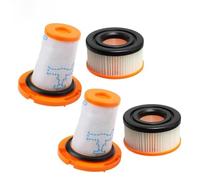EasyByMall Juego de prefiltro de espuma lavable y filtro de motor compatible con X-Force Flex 12.60 13.60 14.80 16.60 Neo, sustituye a ZR009014 ZR009015