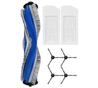 EasyByMall Kit de filtro de cepillo lateral para robot aspirador Bosch Spotless BCRC1W BCRD1W BCRC2W BCRD2W