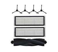 EasyByMall Kit de piezas de repuesto para aspiradora compatible con Dreame L10s Pro Gen3, L10s Ultra, XIAOMI X20+, incluye cepillo principal, cepillos laterales y filtros HEPA