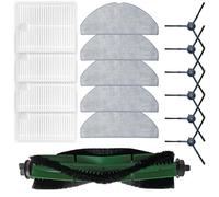 EasyByMall Kit de piezas de repuesto para Conga 8490 Ultimate Ultra Power Home, juego de paño de trapeador con filtro lateral principal, accesorios de microfibra de plástico de nailon