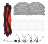 EasyByMall Kit de piezas de repuesto para Roborock serie Q7: cepillo principal, cepillos laterales, filtros, paños de fregona para modelos Q7 M5/TF/L5/B/T+