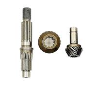 EasyByMall Kit de reconstrucción de caja de engranajes compatible con FS120 FS120R FS130 F50 F50R FS300 cortador de hilo, cortador de cepillo, puerto cuadrado