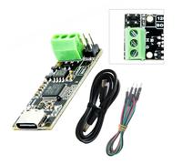 EasyByMall MKS CANable V2.0 Pro - Adaptador de analizador USB a CAN con aislamiento de 5,7 kV, STM32G431 compatible con CAN FD 2.0A/B depuración industrial