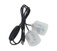 EasyByMall Módulo vibrador USB de doble motor con regulador de 3 velocidades para bricolaje, cojín de masaje, cinturón, guantes, 5 V CC, dispositivo de vibración portátil