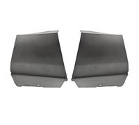 EasyByMall Moldura delantera inferior para Mazda CX-3 2016-2021, cubierta de faldón lateral de guardabarros de plástico ABS, negro, par izquierdo y derecho, OEM D10E-51-PJ0C