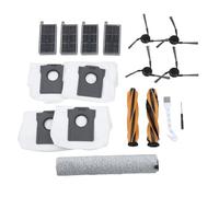 EasyByMall MOVA Z60 Ultra Roller Robot Aspirador Kit de accesorios de repuesto - 2 cepillos principales, limpiador de rodillos, 4 cepillos laterales, 4 recipientes de polvo, 4 bolsas, destornillador y