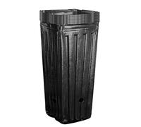 EasyByMall Paquete de 10/25 macetas de plástico para vivero, contenedores de plantas de 7.8 pulgadas de alto con agujeros de drenaje, macetas negras reutilizables para interiores y exteriores, jardín