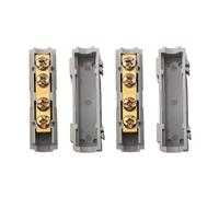 EasyByMall Paquete de 2 divisores de conector de cable S-35, bloque de terminales de tornillo tipo I de 1000 V 120 A con conductor de latón, PC ignífugo para cable de 10-35 mm²