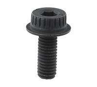 EasyByMall Perno de hoja para sierra ingletadora DeWalt DWS715 DWS713 DCS781 DWS779, N600011 pieza de repuesto, rosca izquierda M8-1,25 x 20 mm, negro