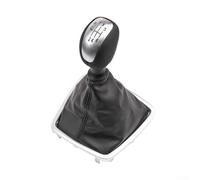EasyByMall Pomo de palanca de cambios, cubierta antipolvo de piel ABS para Renault Laguna 3 2007-2015 agarre cómodo