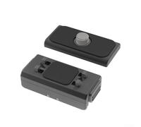 EasyByMall Soporte magnético de liberación rápida, jaula de cámara de 45,5 x 21 x 14,5 mm para marco Insta360 X5 con agujero de tornillo de 1/4 pulgadas para viajes