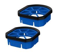 EasyByMall Tapa de tanque de repuesto para aspiradora inalámbrica Bissell SpinWave+, compatible con los modelos 3764, 37643, 3887 y plástico para fregona giratoria de piso duro, paquete de 2