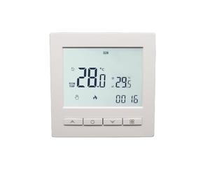 EasyByMall Termostato digital de habitación con pantalla táctil LCD, control de temperatura dual para calefacción por suelo radiante y caldera, horario inteligente programable de 6 períodos con