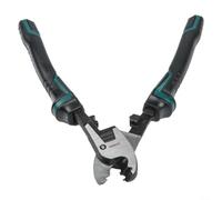 EasyByMall Tijeras de cuerda de alambre de acero al carbono de 6 pulgadas con ranuras para pelacables para trabajos eléctricos (10 pulgadas)