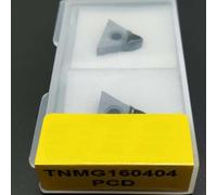 EasyByMall TNMG160404 - 2 insertos de torneado PCD para mecanizado de torno CNC de aluminio, cobre, puntas de carburo de alta resistencia al desgaste para acabado de metales no ferrosos