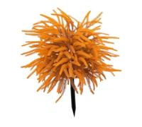 EasyByMall Topiario de pino artificial, 60 cm, inserto de suelo amarillo otoñal con estacas de tierra, planta falsa realista para interiores y exteriores, cosecha de otoño, decoración de Acción de