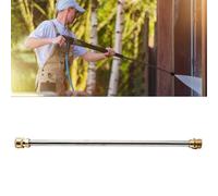 EasyByMall Varita de lavado de alta presión de 40 cm, lanza de extensión de acero inoxidable, 4000 PSI, rosca M22, conexión rápida de 1/4 pulgadas para limpiadores de gas