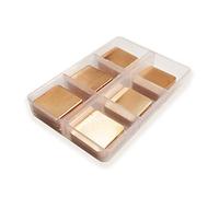 Easycargo 40 piezas de 6 tamaños de 20 mm, kit surtido térmico de cobre puro C1100, enfriador de placa térmica de perfil bajo para CPU GPU, VGA, RAM, VRM, VRAM, PS5, SSD, NVMe M.2, 2280, 2242, 2230