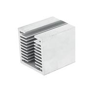 Easycargo 40x40x40mm Heatsink, Aluminum Cooler Heat Sink U-Shape for Cooling LED Power Amplifier TEC1-12706 Thermoelectric Cooler Water Cooling Modules (40mmx40mmx40mm)