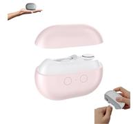 Easyclip 3-in-1 Multi-Functional Smart Nail Clipper, Vueeze Easyclip Smart Nail Clipper, Electric Nails Trimmer and Polisher with LED Light & Clip Storage, USB Rechargeable(Pink)