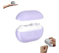 Easyclip 3-in-1 Multi-Functional Smart Nail Clipper, Vueeze Easyclip Smart Nail Clipper, Electric Nails Trimmer and Polisher with LED Light & Clip Storage, USB Rechargeable(Purple)