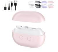 Easyclip - Cortaúñas inteligente,Multifuncional Cortaúñas Inteligente luz LED, Glosrity/Pubyfun Easy Clip 3 en 1,Recortador De UñAs Recargable Por Usb Para Personas Mayores Y Adultos (Pink)