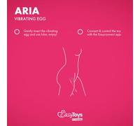 EasyConnect EasyConnect - Huevo vibrador Aria controlado por aplicación