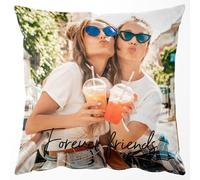 Easycosy Cojin Personalizado con Foto, 45x45, Cojín con Terciopelo - Personalizada con Impresión a Doble Cara, Regalos Personalizados para Recordar el Amor (Relleno Opcional)