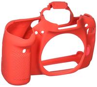 EasyCover by Bilora Carcasa de Silicona para Canon 80d Rojo/Negro