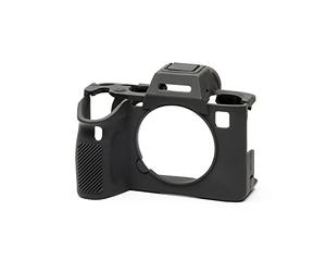 easyCover - Carcasa de Silicona para Sony A7 MkIV y A7R 5 (Negro)