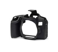 easyCover - Funda de Silicona para Canon 850D (Negro)