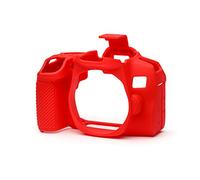 easyCover - Funda de Silicona para Canon 850D (Rojo)