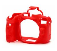 EasyCover Funda protectora de silicona para Canon 90D rojo